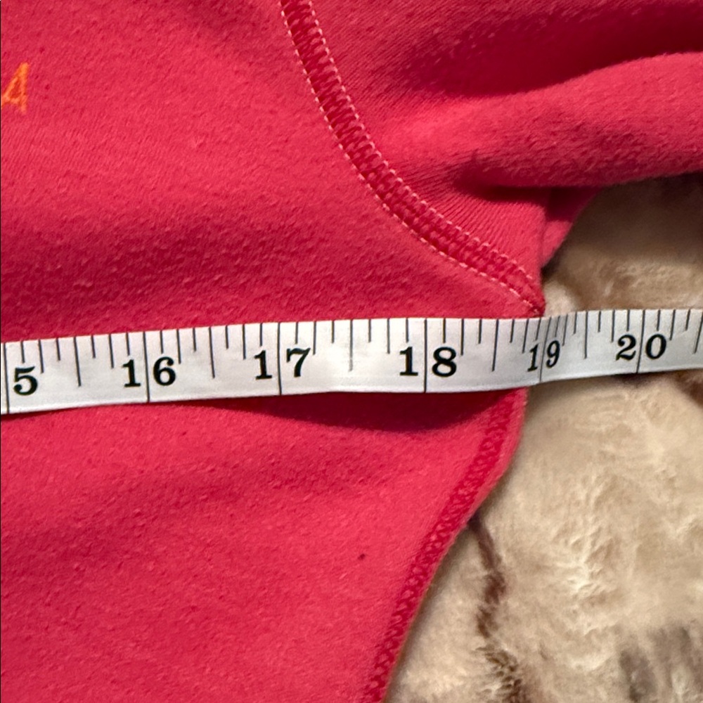 🖤HOLLISTER VINTAGE PINK HOODED TUNIC/DRESS SIZE L🖤 - Picture 4 of 10
